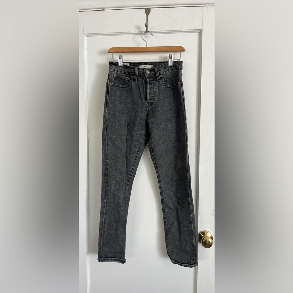 Levi’s Wedgie Jeans Womens Waist Size 24 Black